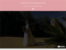 Tablet Screenshot of cortijomiranchito.com